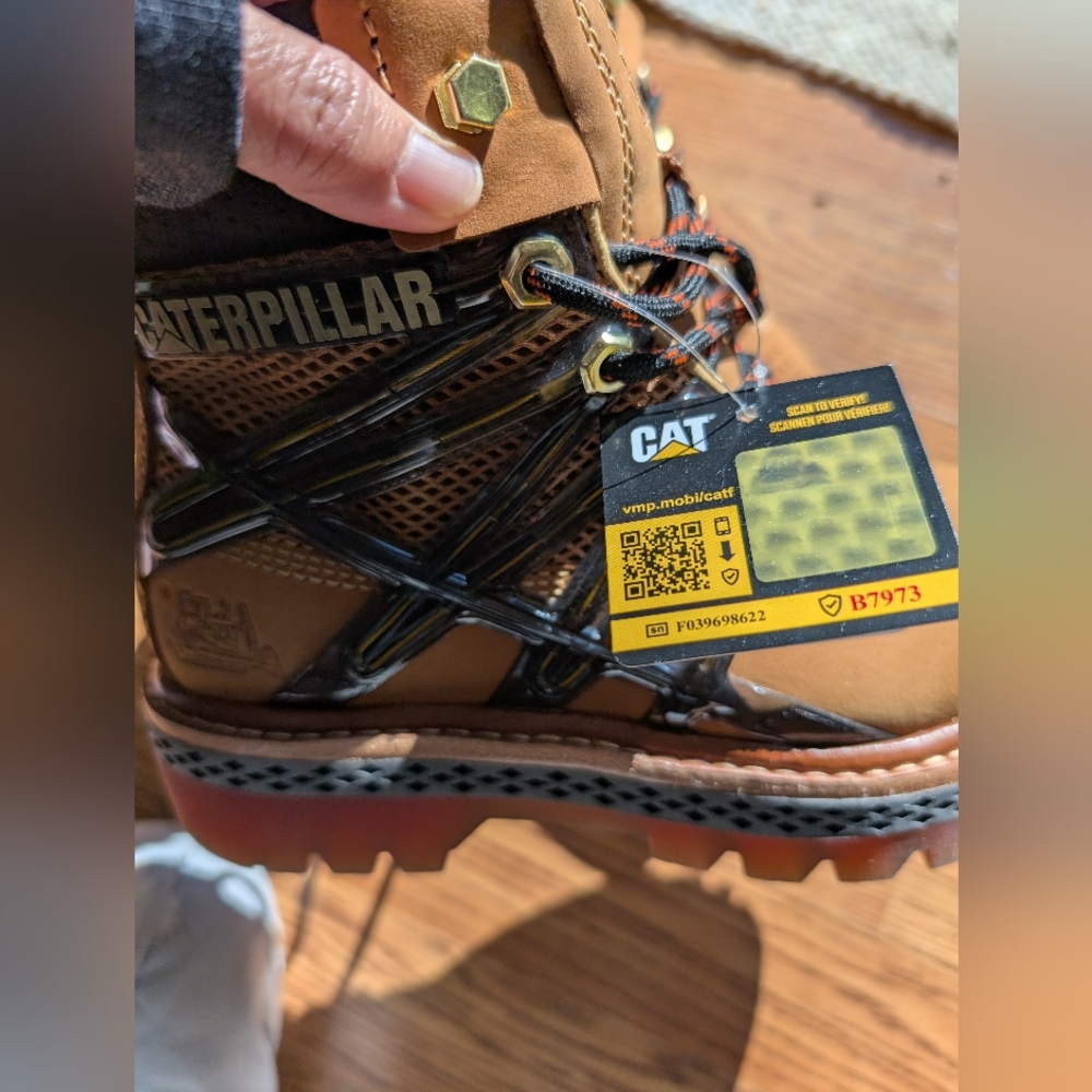 Caterpillar Centennial Golden Gate Bridge Brown Work Boots